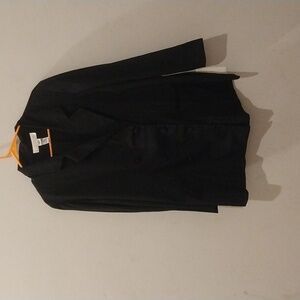 Black Double-Breasted Blazer